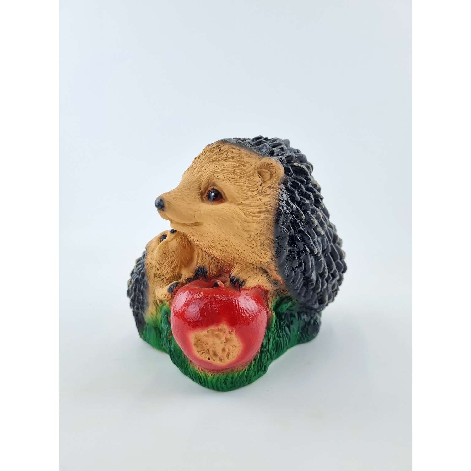 Фигура садовая . Два ежа с яблоком - фото 2