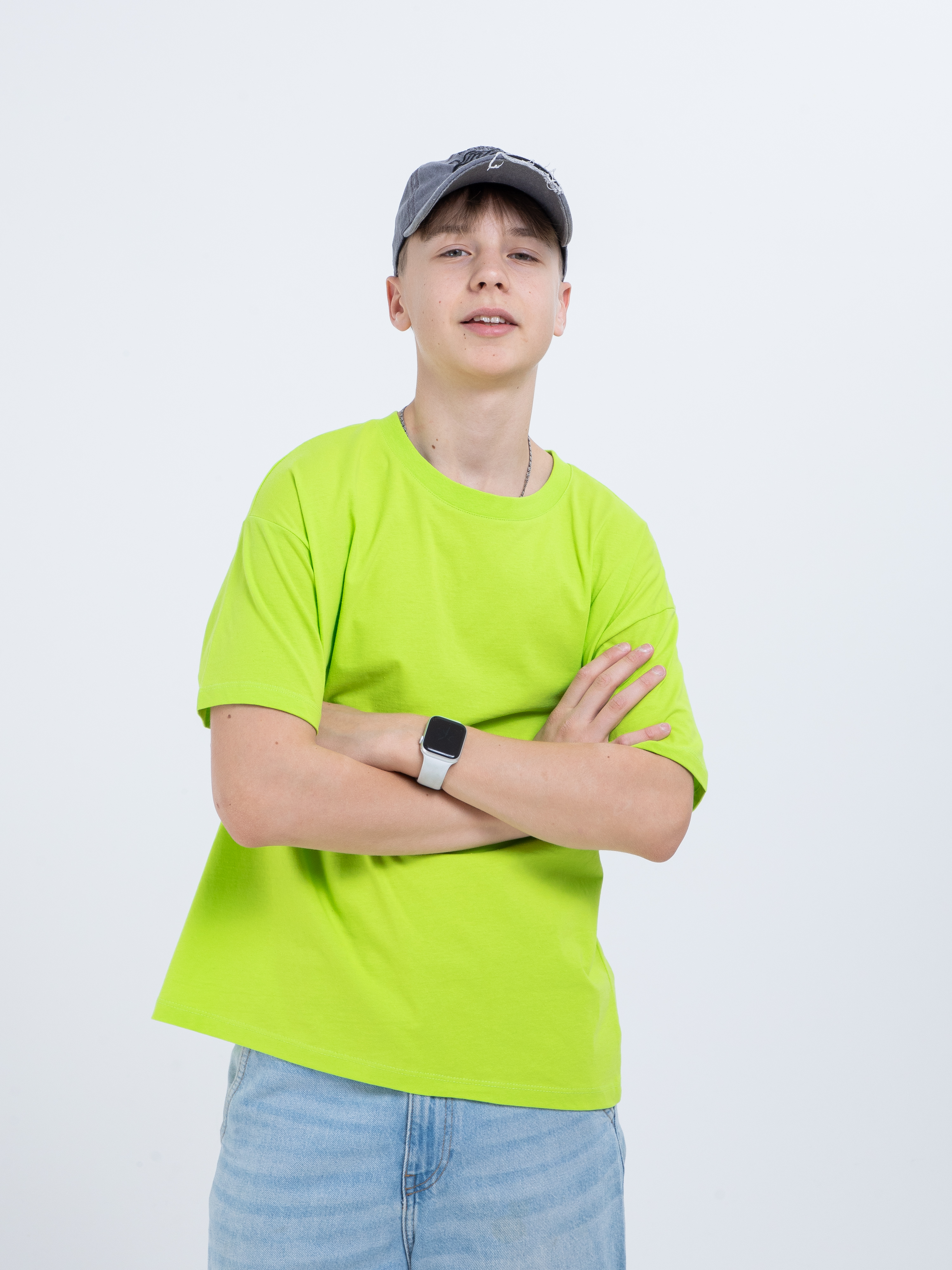 Футболка STELLA MODA 11601._салатовый - фото 6