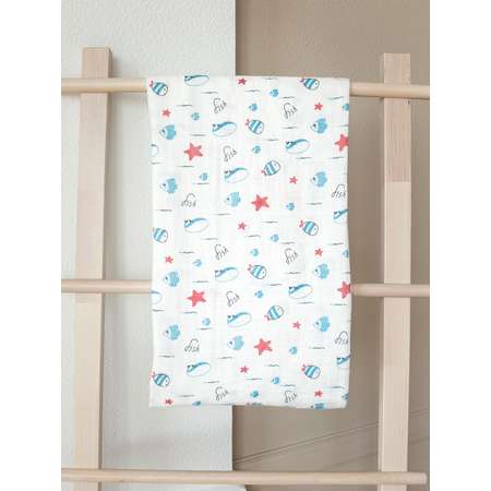 Пеленка муслиновая Baby Nice для новорожденных 120х120
