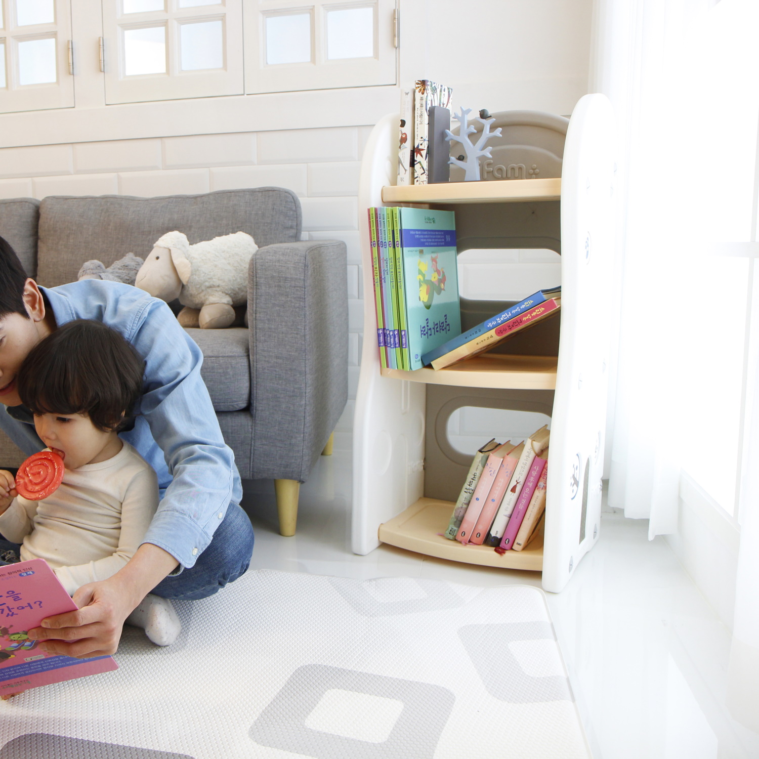 Стеллаж для игрушек Ifam DesignToy-2 Бежевый IF-047-DO2-B - фото 7