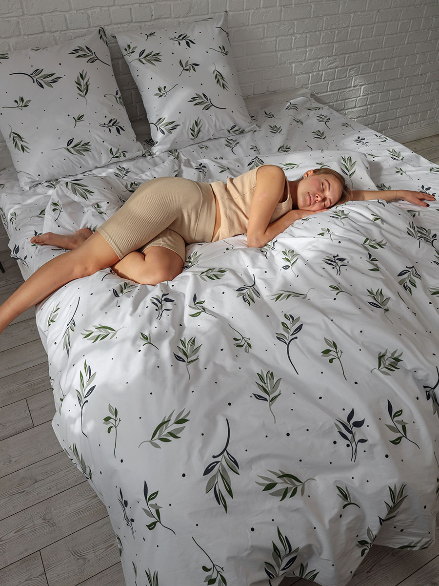 Комплект постельного белья BRAVO Олив евро 4 предм. - фото 9