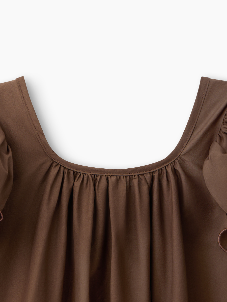 Платье Happy Baby 88724-1_dark-coffee - фото 4