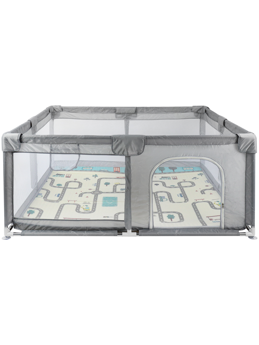 Манеж Рыжий кот 150х150 см серый DN0001190 - фото 8