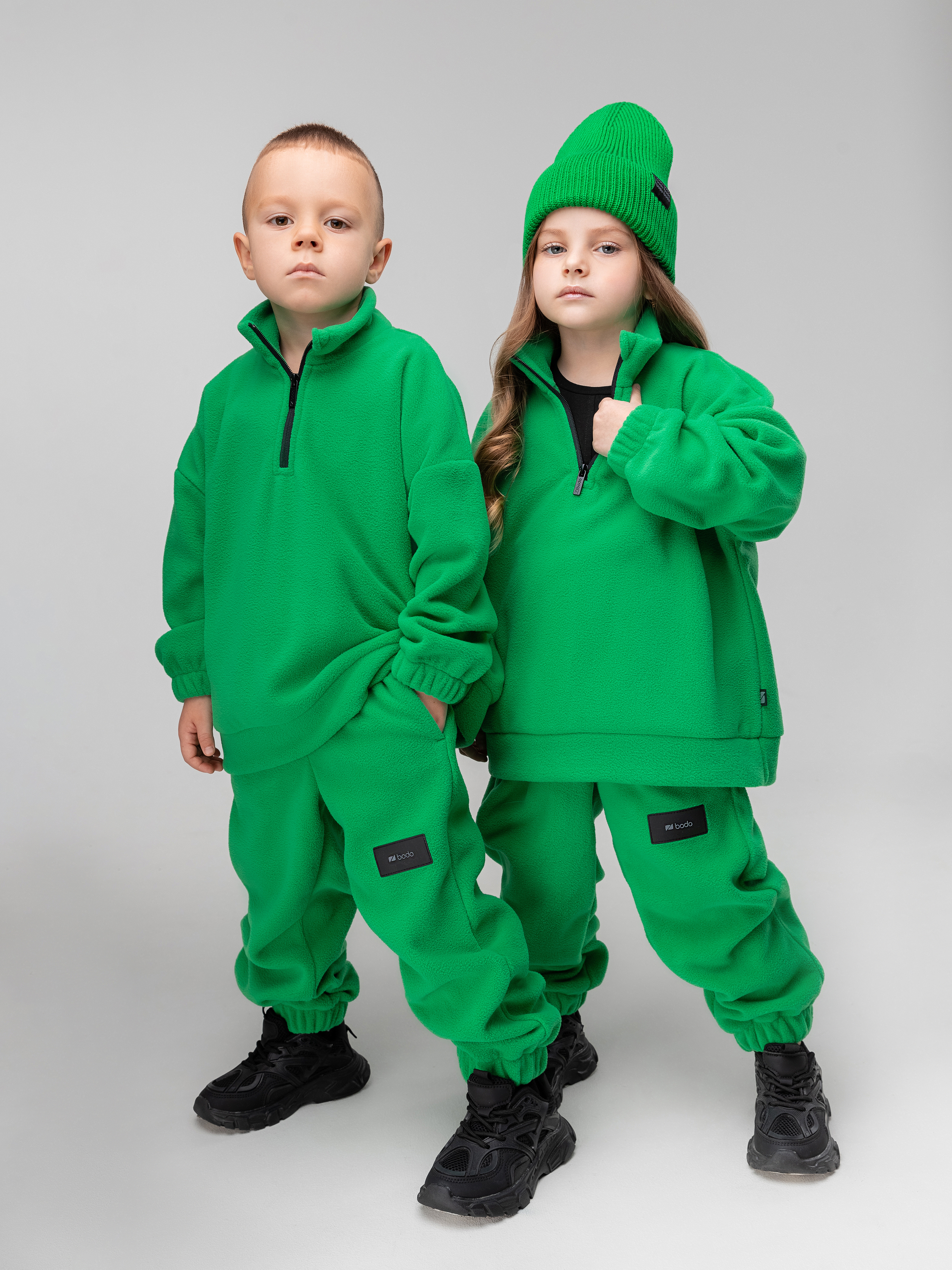 Толстовка и брюки Bodo 11-646MU_зеленый - фото 4
