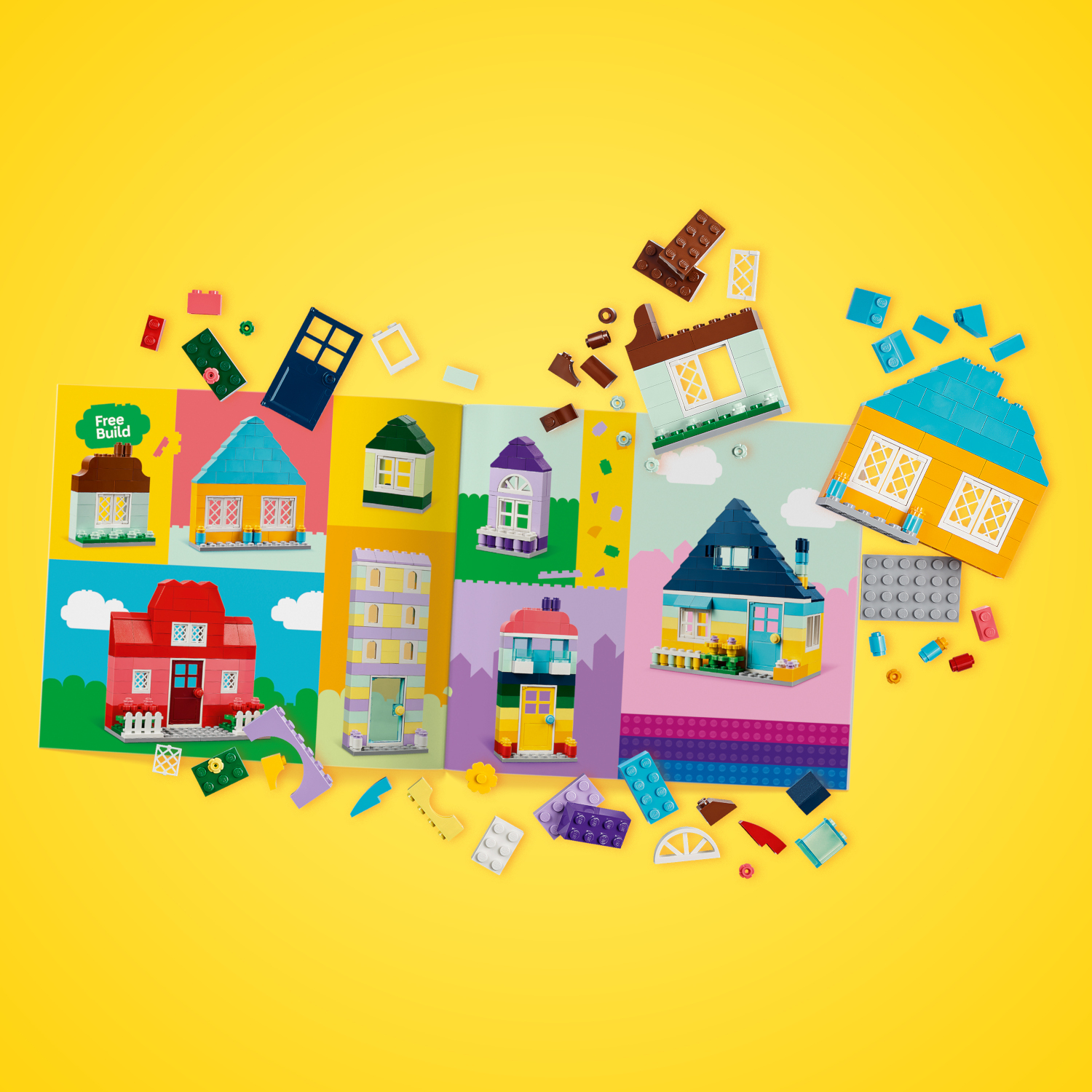 Конструктор LEGO Classic Креативные дома 850 дет. - фото 5