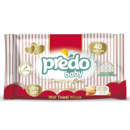 Влажные салфетки Predo 40 шт.