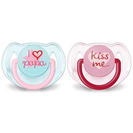 Пустышка Philips Avent ортодонтическая от 6 мес. 2 шт.
