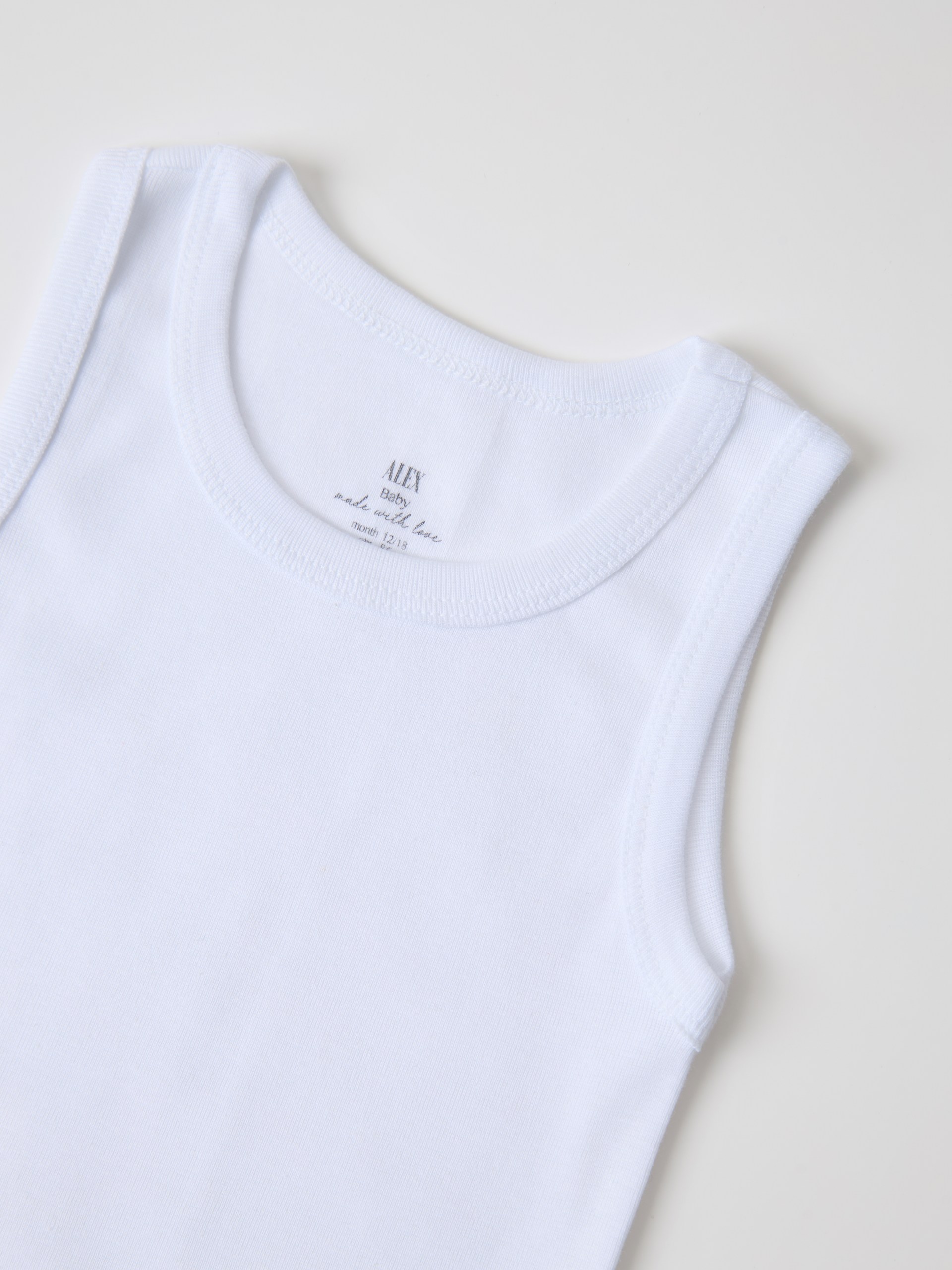 Боди 2 шт ALEX YVN Bdm2-56-белый-ментол - фото 9