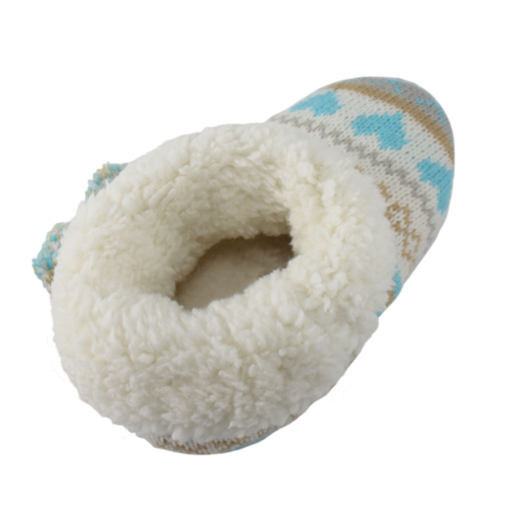 Тапочки Europen HB41006-СВ EUROPEN Тапочки для девочки,бело-голубой - фото 4