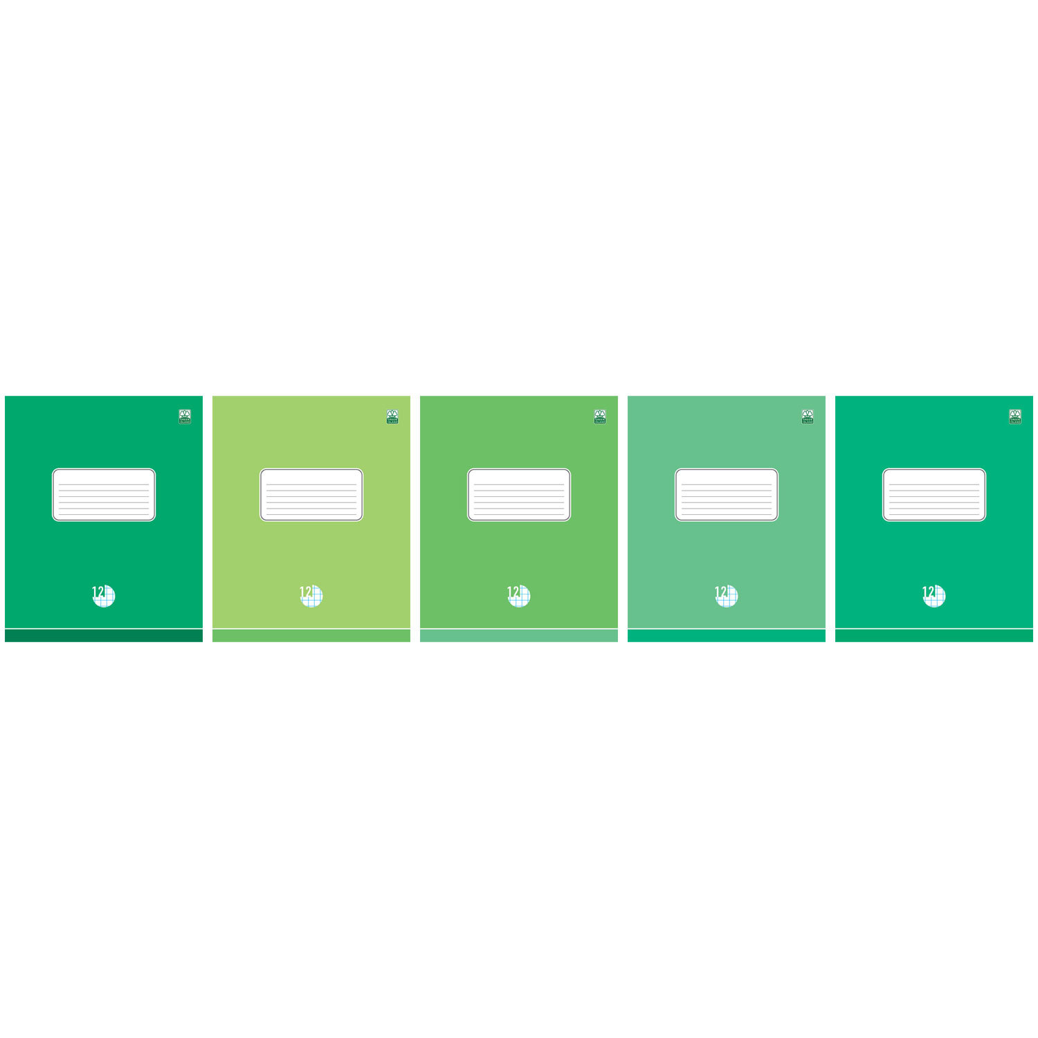 Тетрадь Полиграф Принт клетка 12 лист. в ассортименте - фото 1