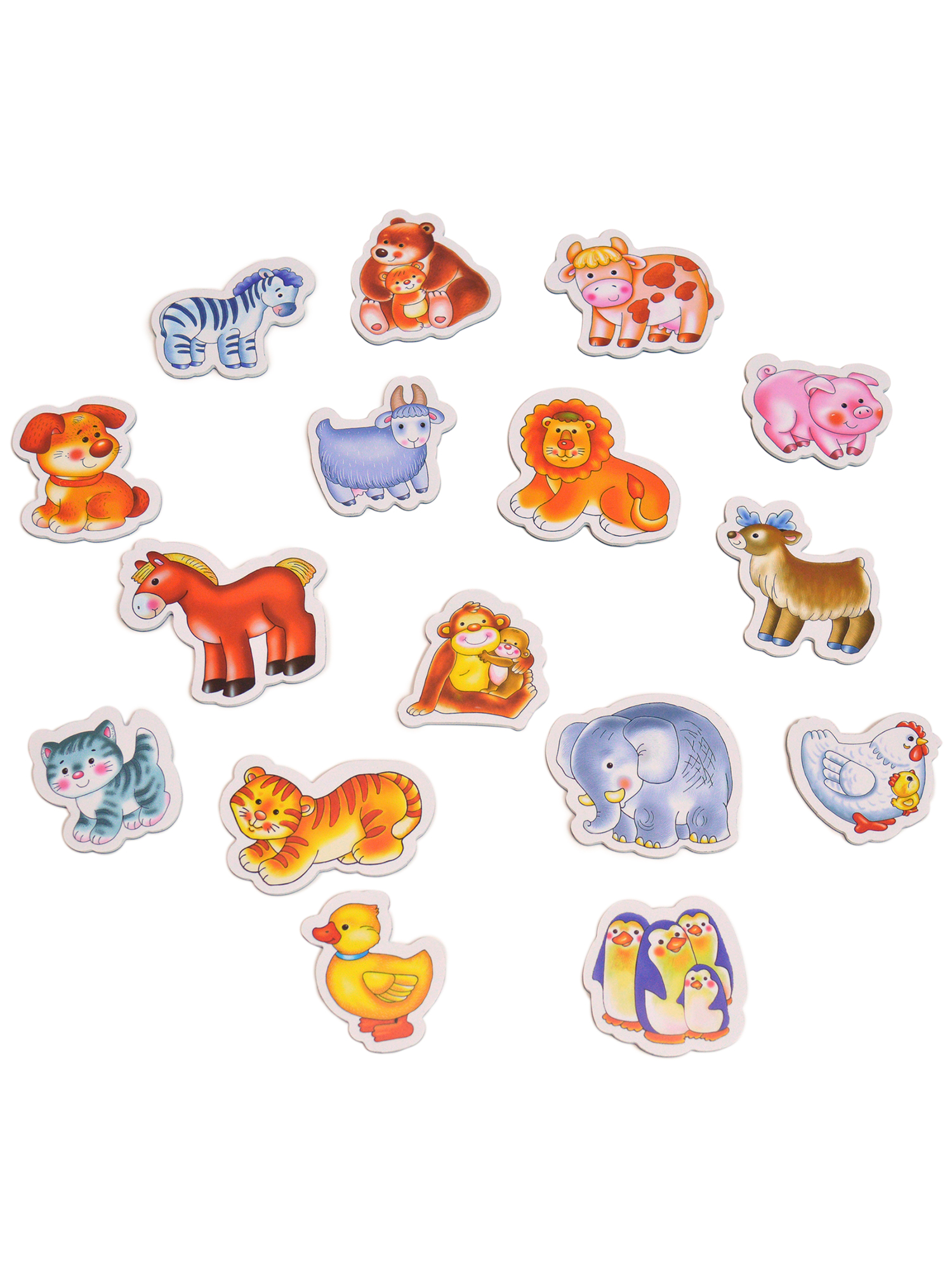 Игры на магнитах Дрофа-Медиа Большой набор животных 4230 - фото 9