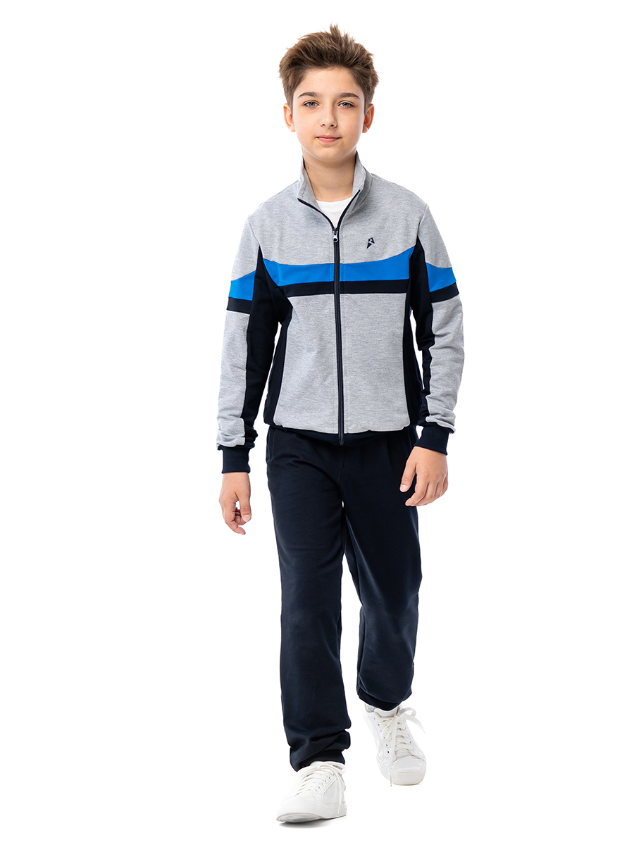 Спортивный костюм RODOS М-188/синий_светло-серый_голубой - фото 1