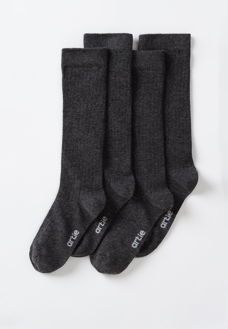 Гольфы 2 пары artie 2-4d008/Темно-серый меланж - фото 2