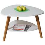 Стол журнальный КАЛИФОРНИЯ МЕБЕЛЬ Бруклин белый