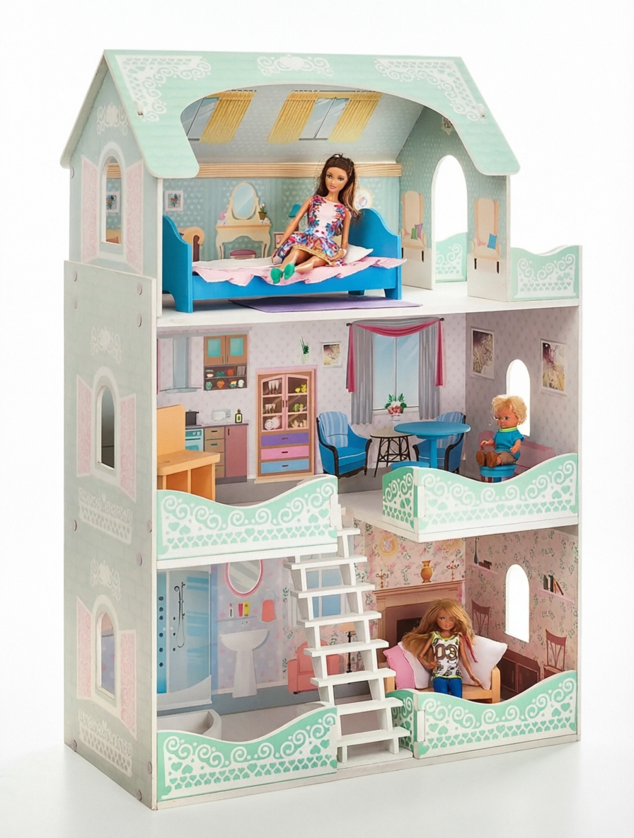 Домик для кукол PAREMO с мебелью PD318-09 - фото 3