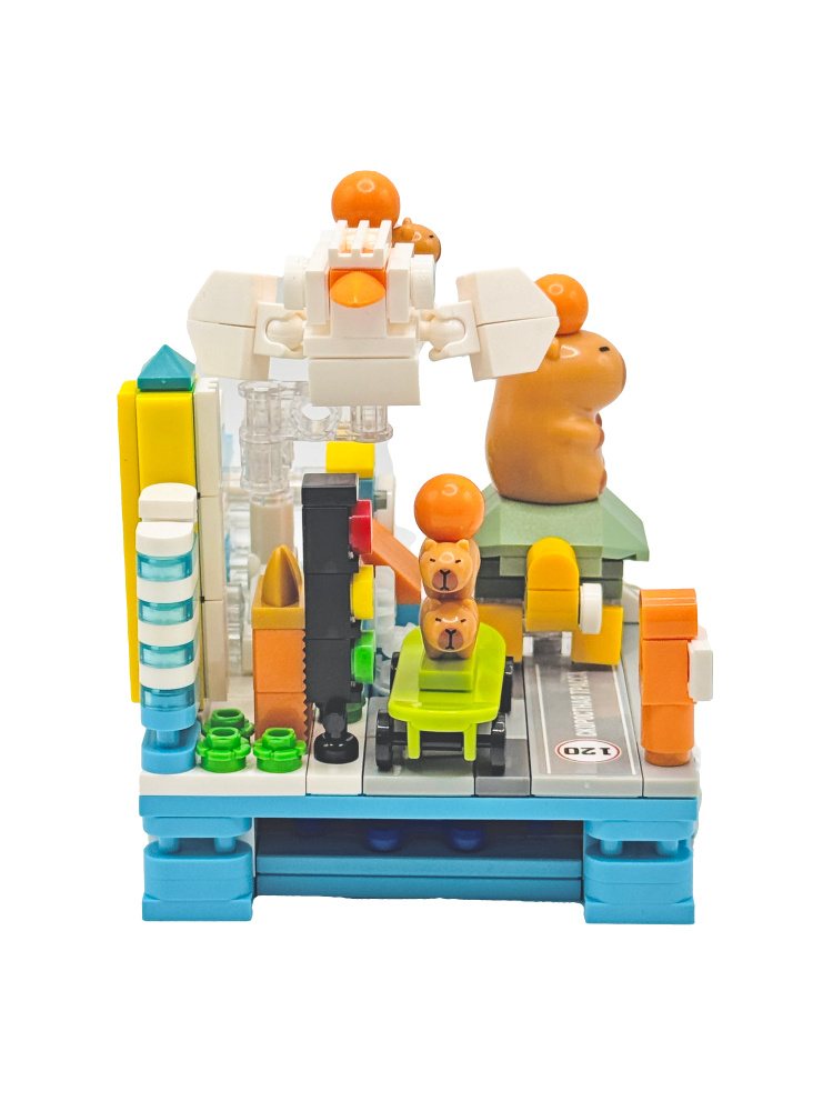 Конструктор Cubion Капибара путешествует 244 дет. - фото 20