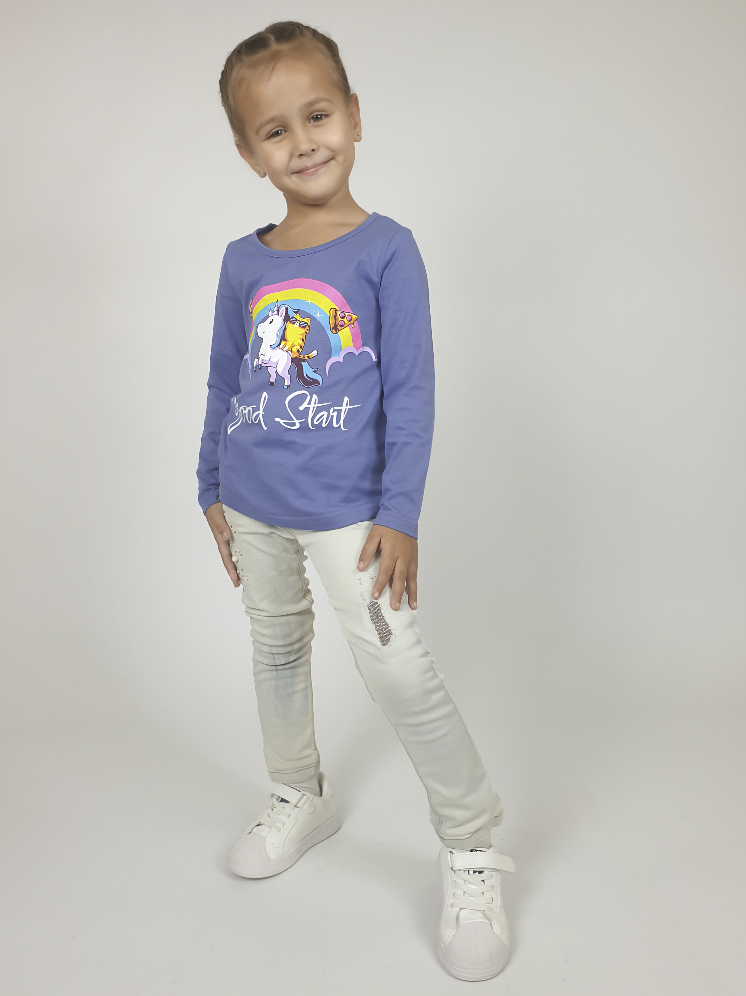 Лонгслив Luneva 16-149-5. - фото 1