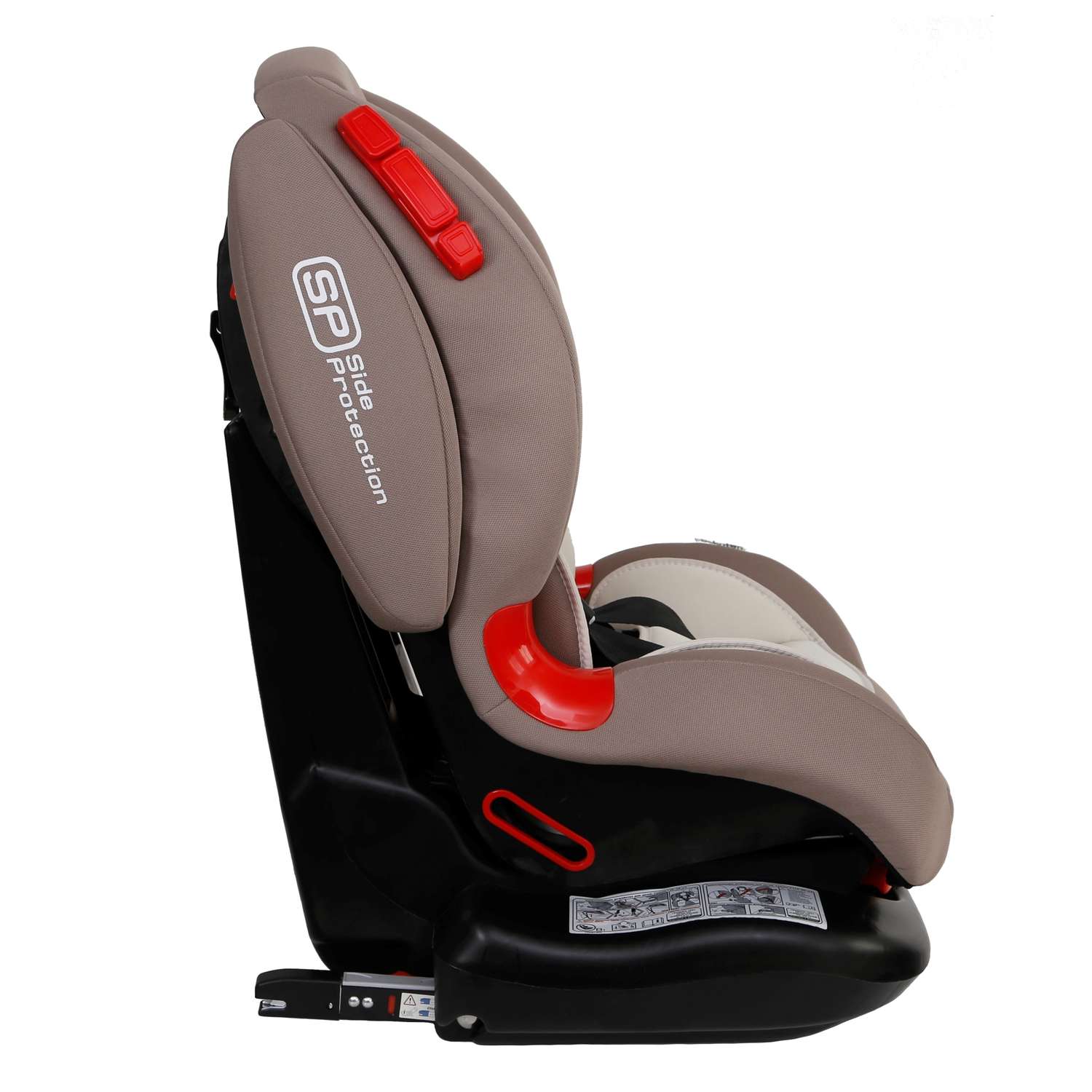 Автокресло Babyton Omega Fix Mokko Isofix 1/2 (9-25 кг) - фото 16