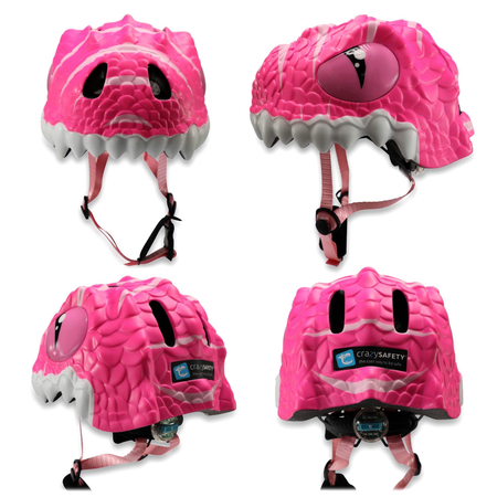 Шлем Crazy Safety Pink Dragon