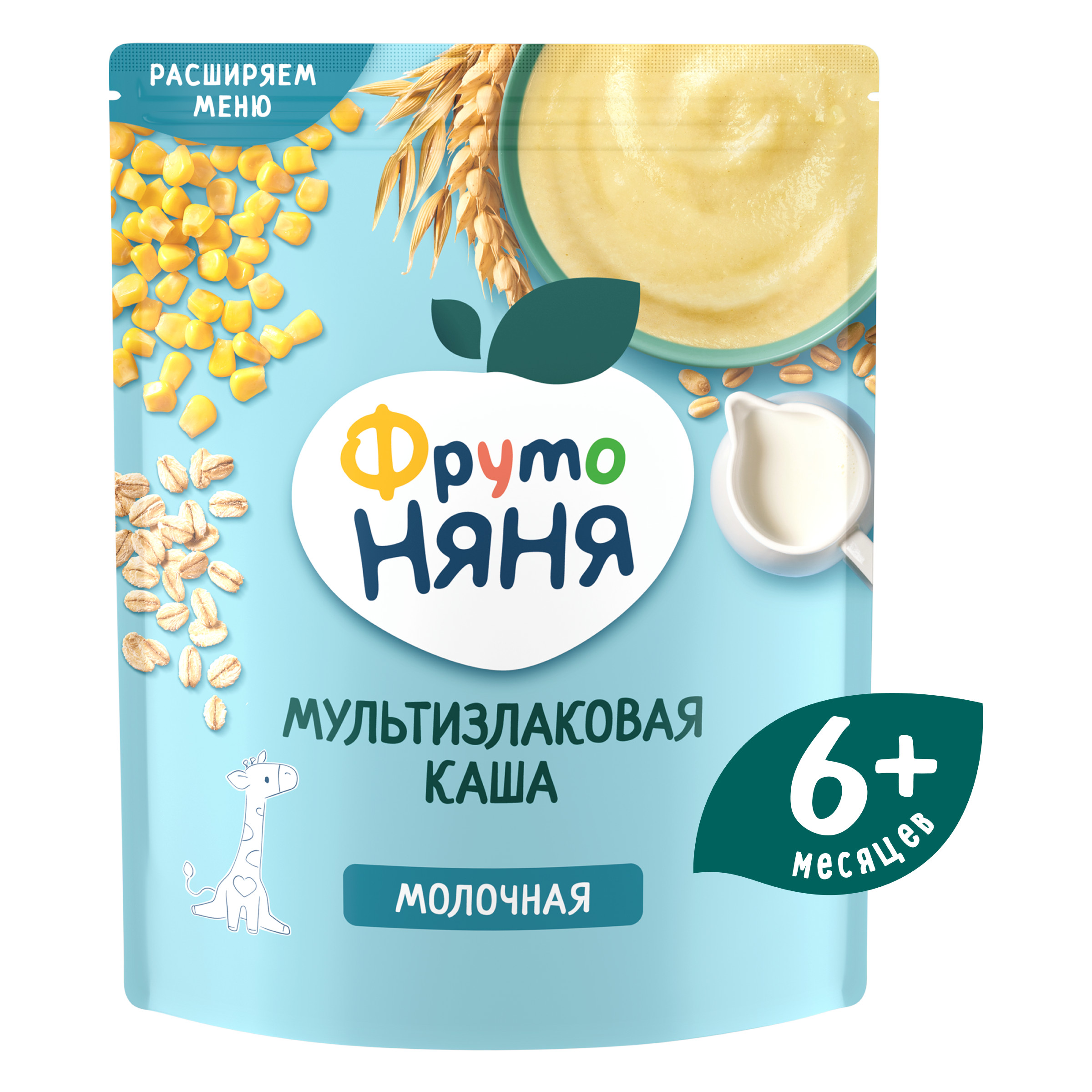 Изображение товара Молочная мультизлаковая каша ФрутоНяня для детей с 6 месяцев 200 г