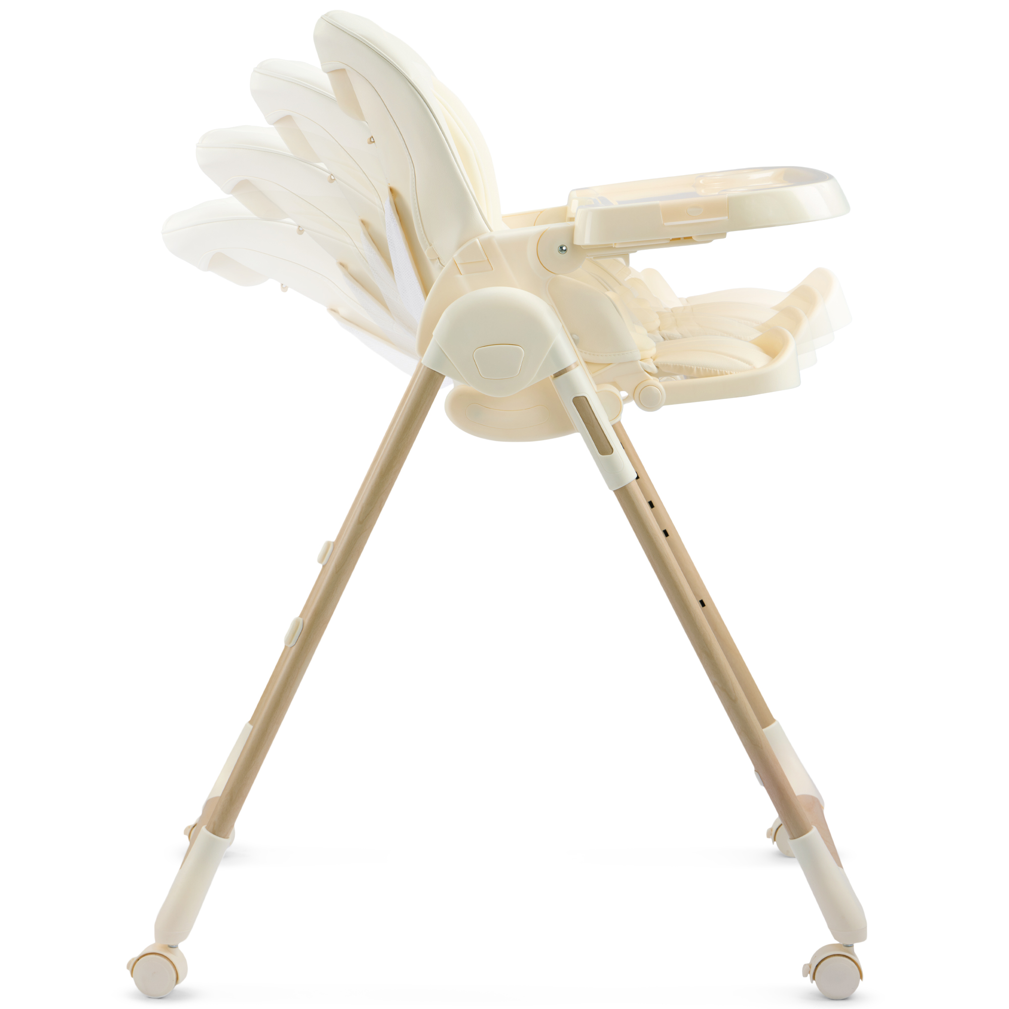 Стульчик для кормления Happy Baby WILLIAM LUX белый - фото 7