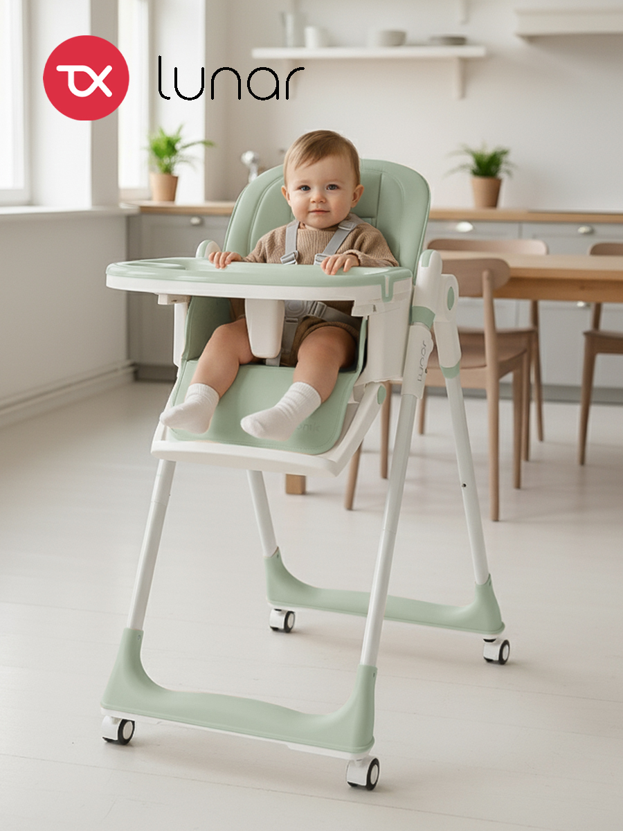 Стульчик для кормления Tomix Lunar зеленый - фото 1