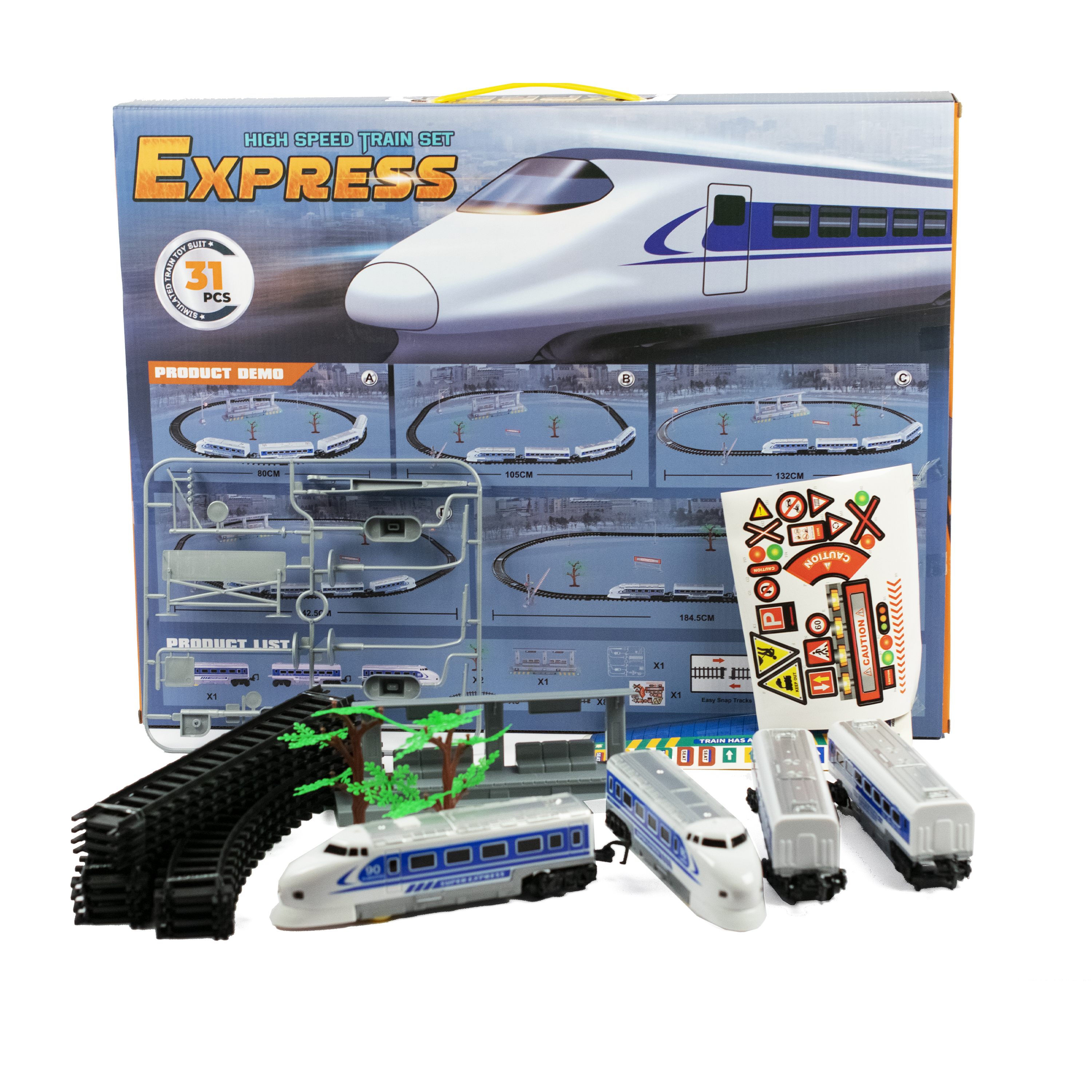 Набор железнодорожный SHARKTOYS 22200058 - фото 2