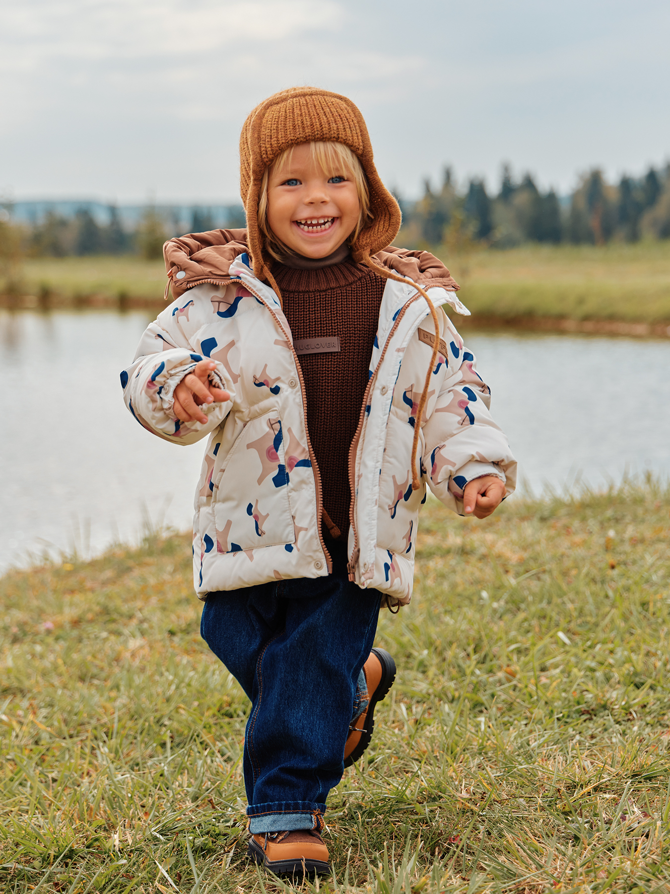 Пуховик Happy Baby 89109-1_horses - фото 15