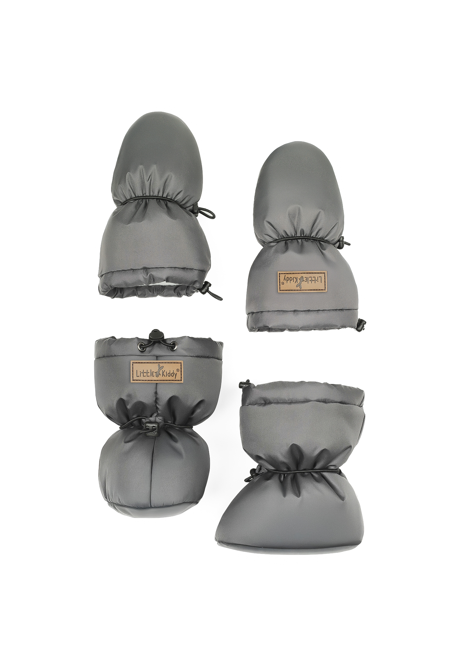 Пинетки LittleKiddy komplekt_demiсерый - фото 1