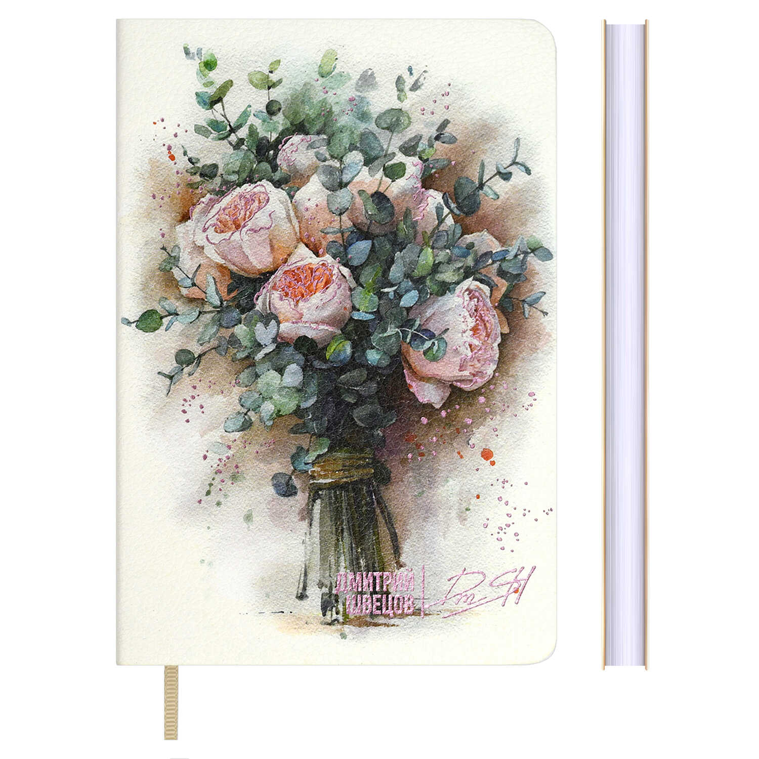 Записная книжка Феникс + Букет роз 96 лист. - фото 1