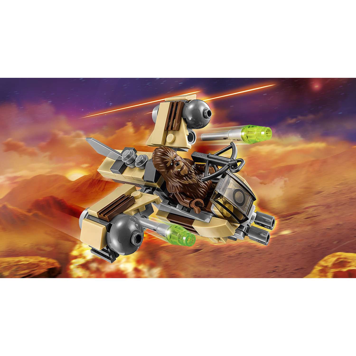 Конструктор LEGO Star Wars Боевой корабль Вуки блочный - фото 4