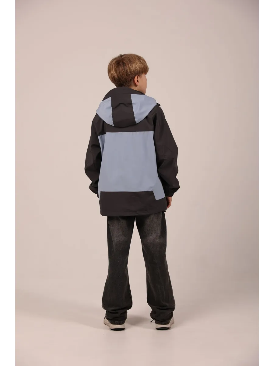 Ветровка Аврора 946-голубой/графит - фото 5