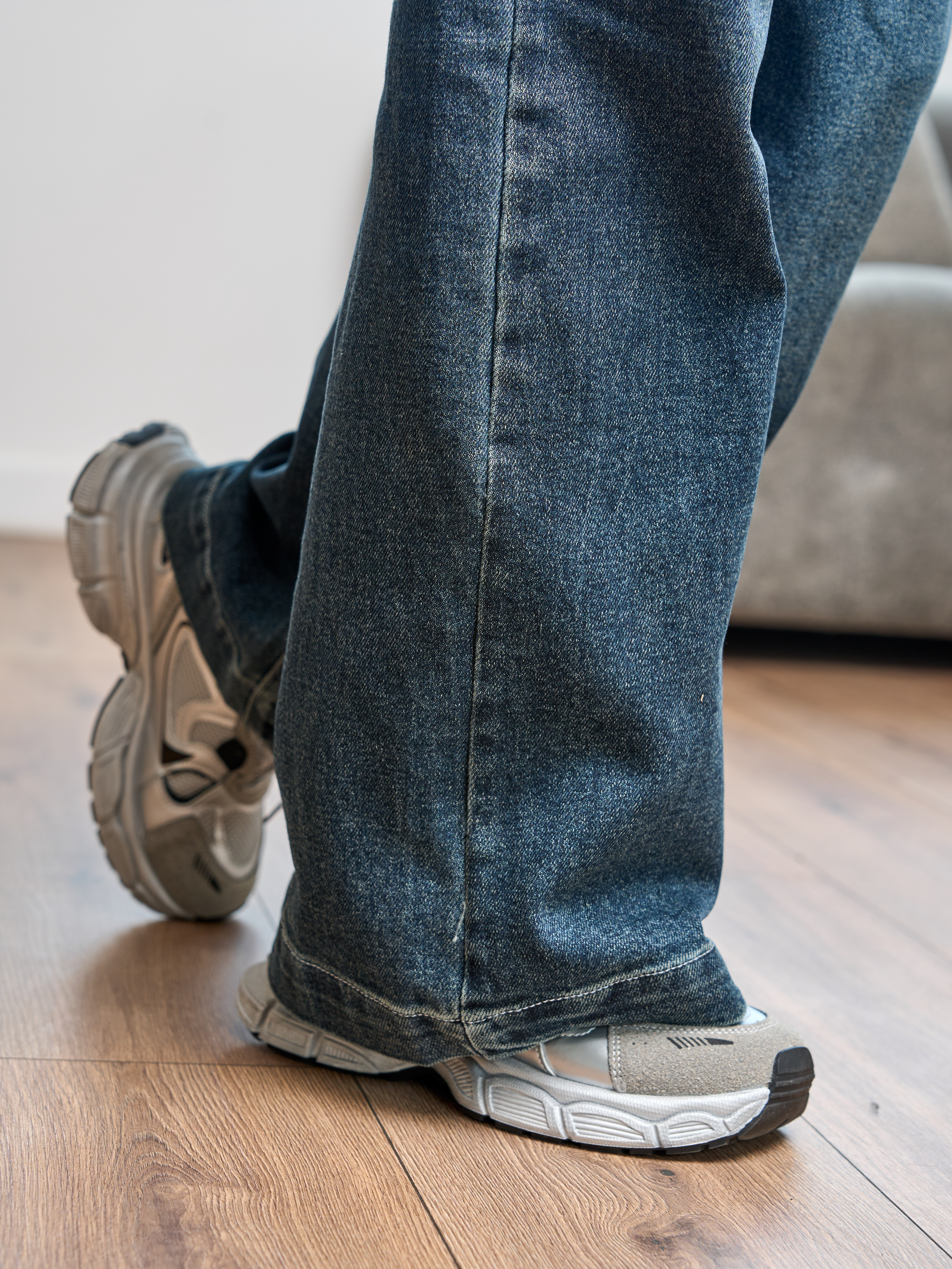 Джинсы-палаццо СИНИЙ МИР WD92203J-G63 - фото 8