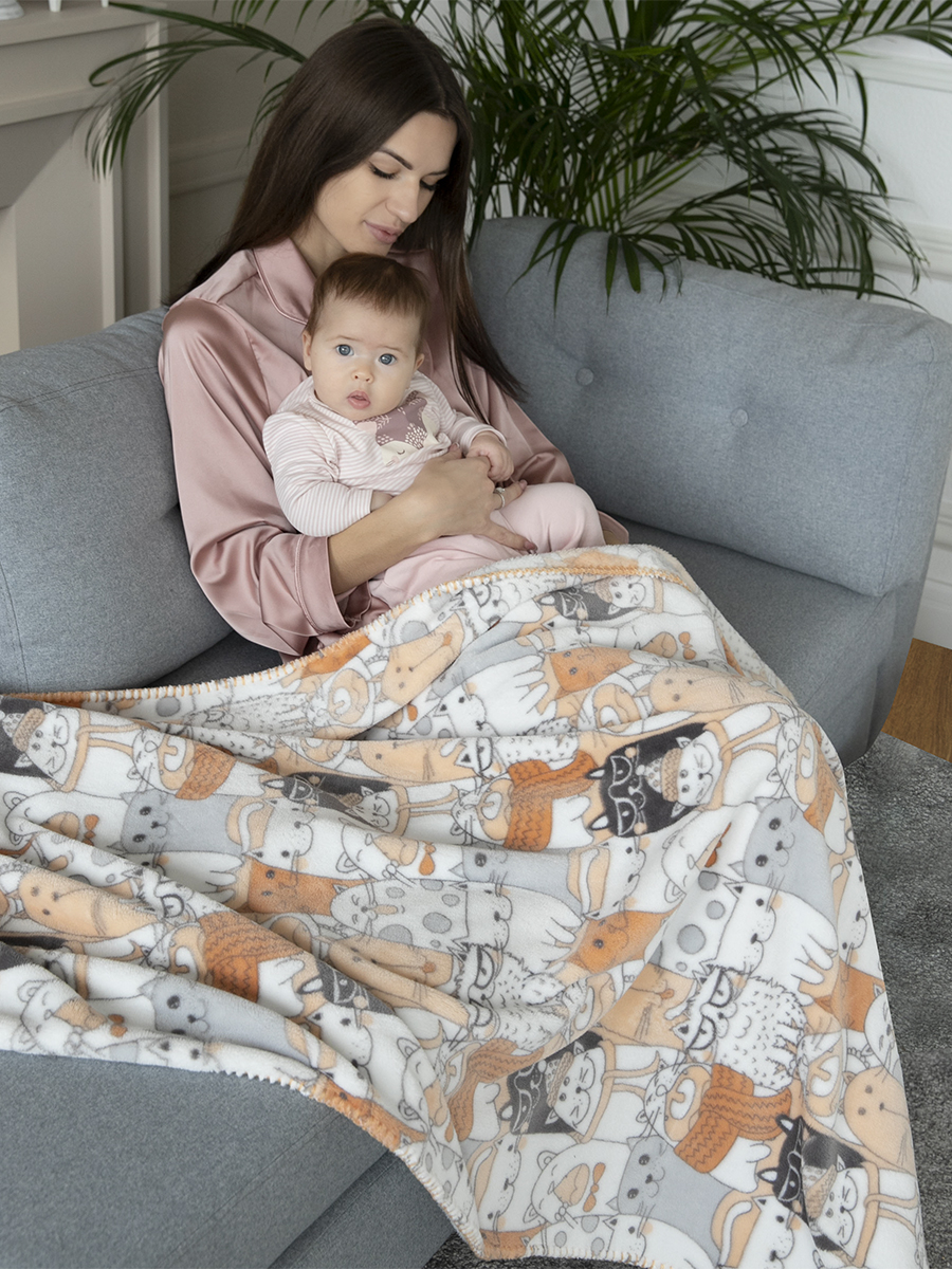 Плед Baby Nice 100 x 140 см велсофт - фото 3