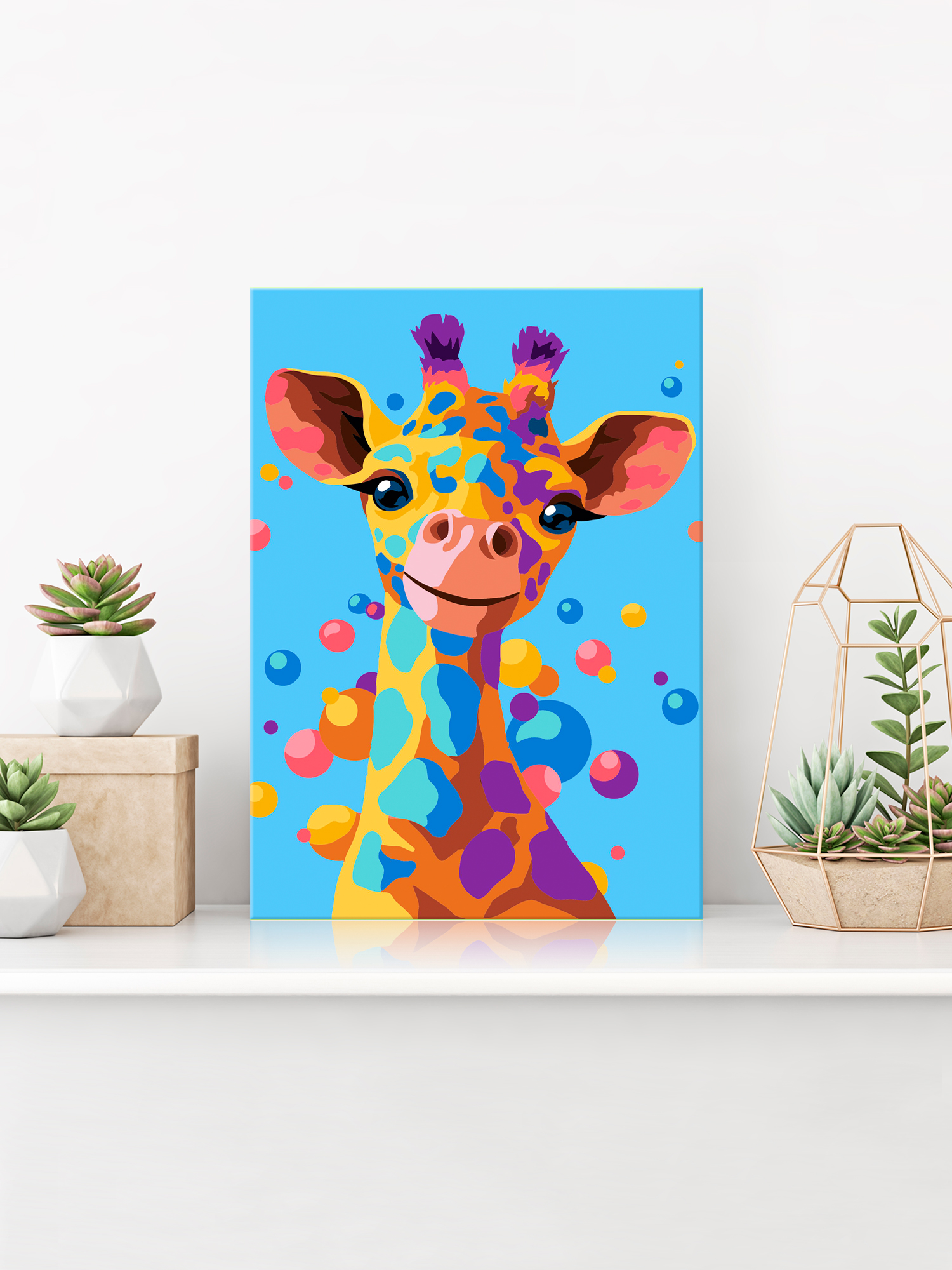 Картина по номерам Hobby Paint Улыбчивый жираф в ассортименте - фото 3