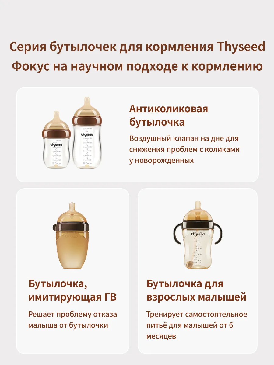 Бутылочка thyseed 160 мл - фото 5