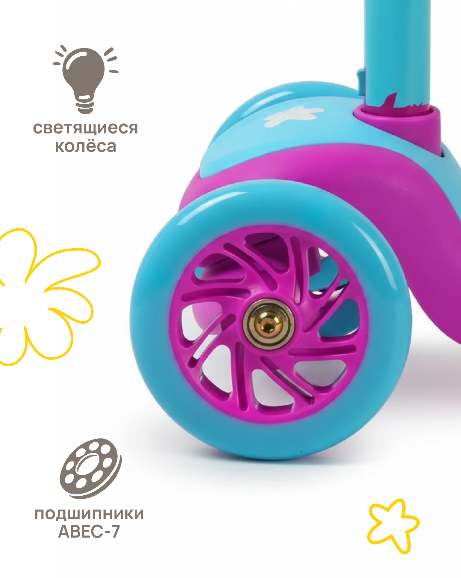 Самокат Kreiss трехколесный - фото 11