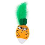 Изображение товара Игрушка для кошек Barbaks Морковка с пером с кошачьей мятой 20см
