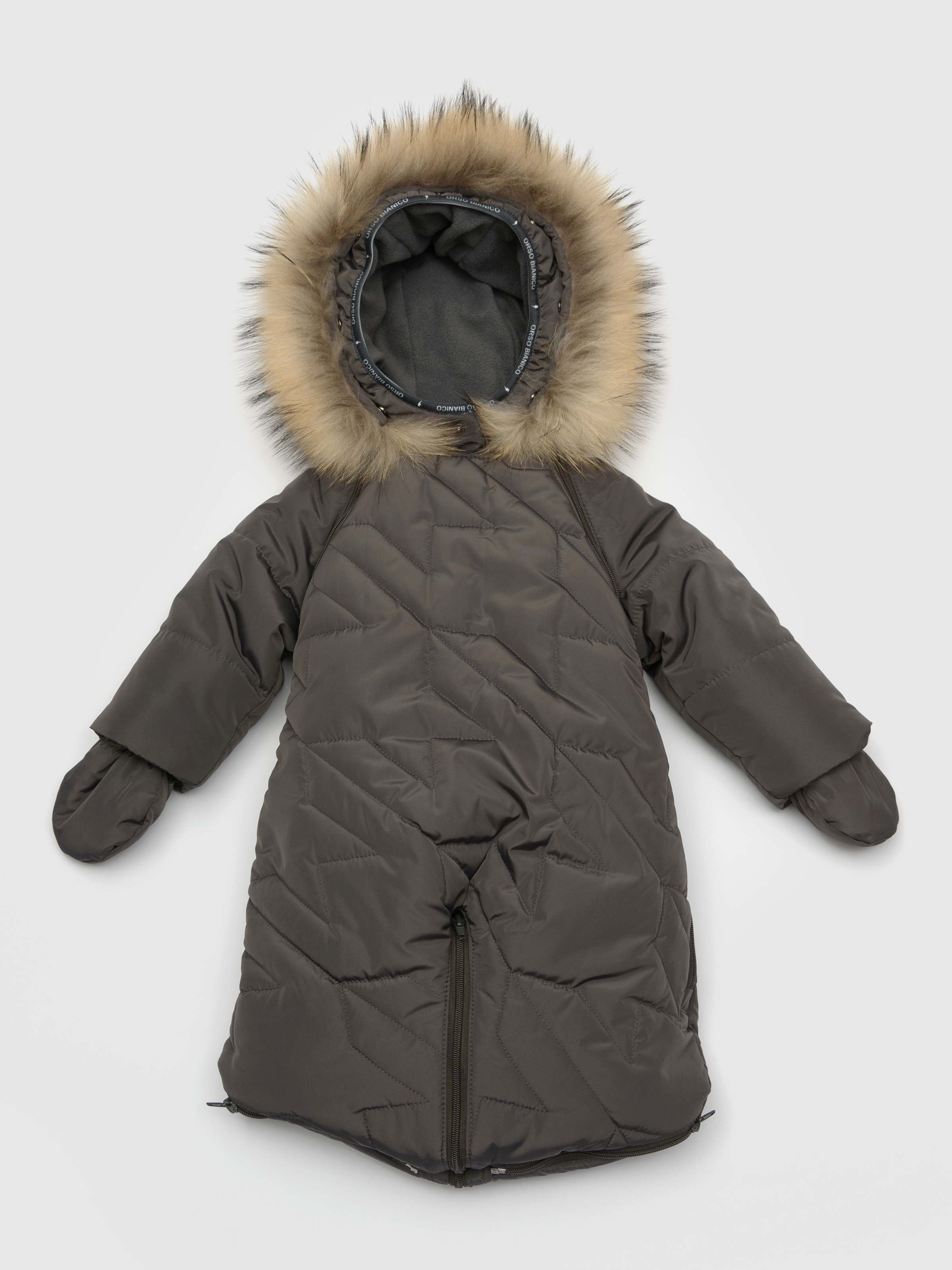 Комбинезон-трансформер Orso Bianco OB11161-32_т.серый - фото 2