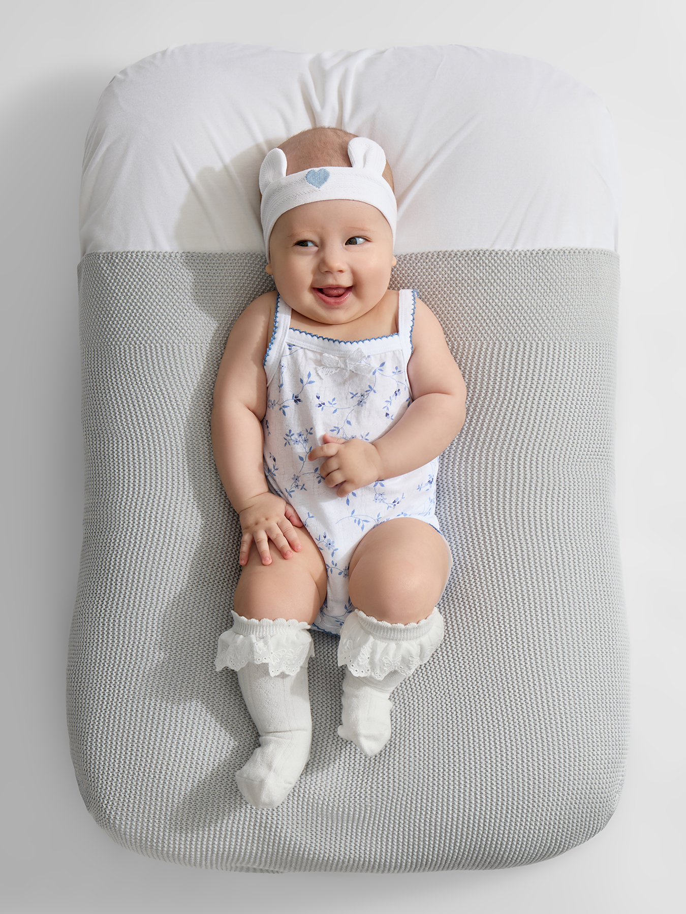 Комплект Happy Baby 90155-0_blue(flowers) - фото 1