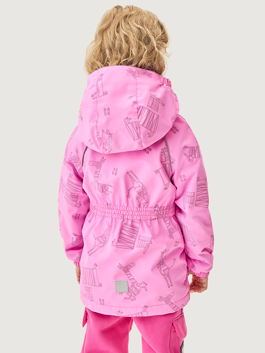 Ветровка BASE by NIKASTYLE б4л10026 розовый - фото 3