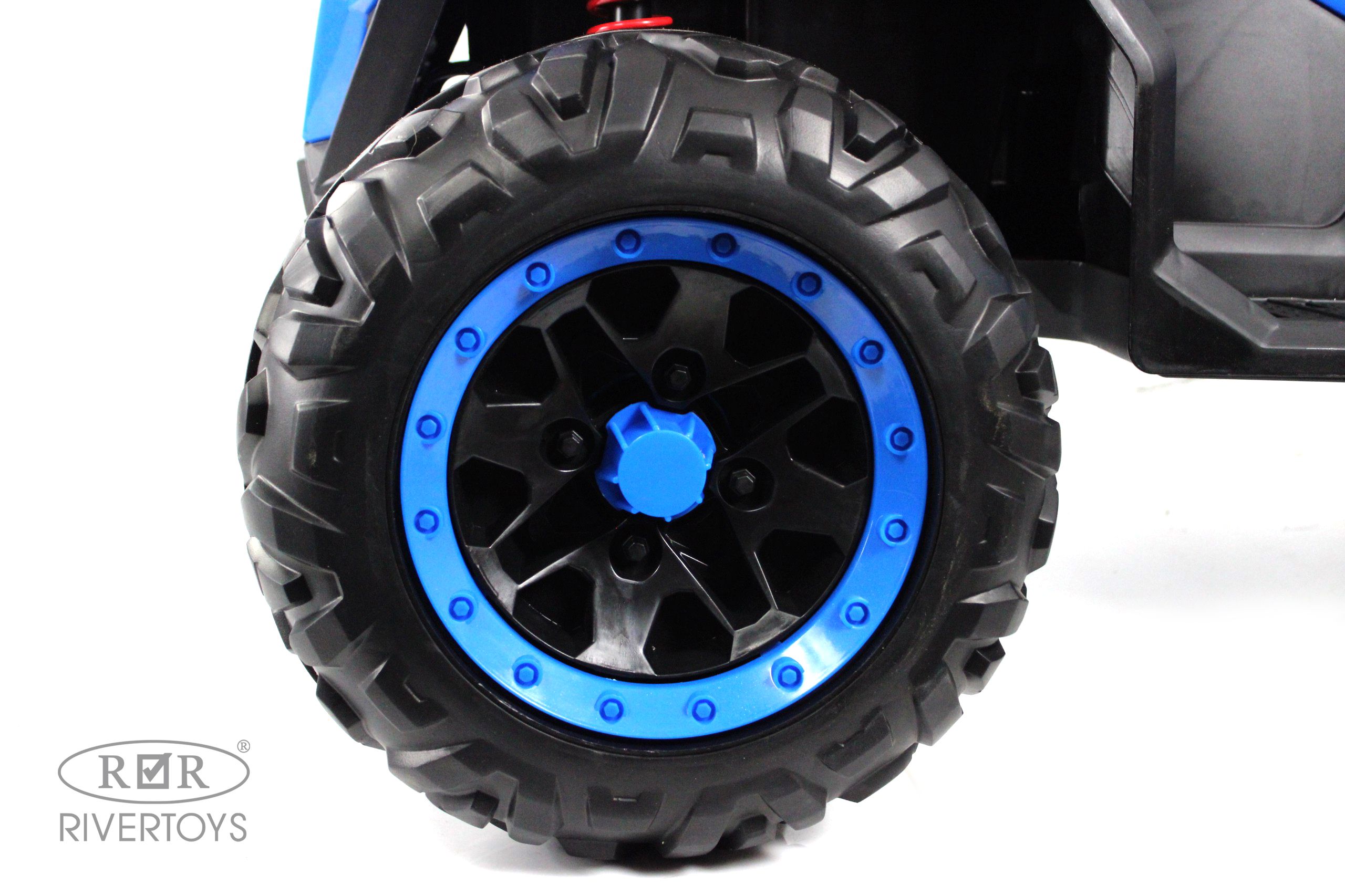 Электромобиль RIVERTOYS Z888VO-BLUE С пультом ДУ - фото 5