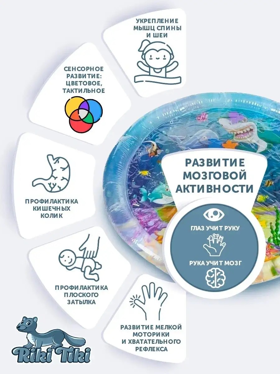 Коврик RIKI TIKI baby в ассортименте - фото 7