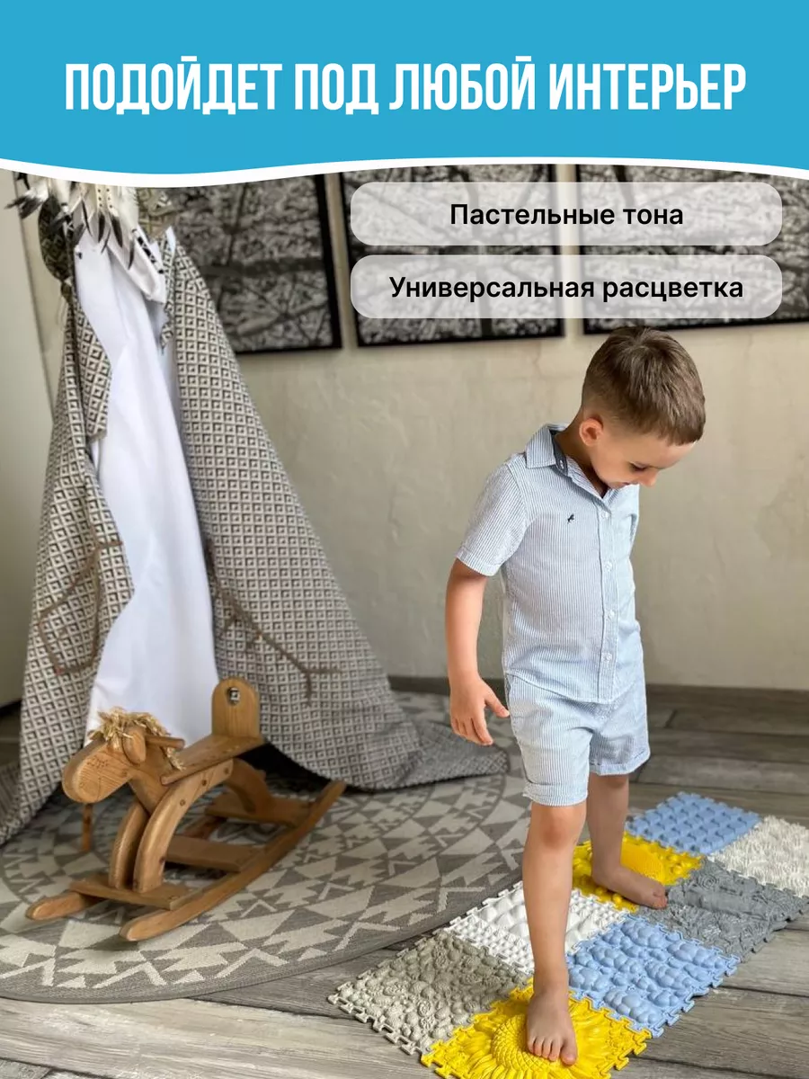 Коврик-пазл Dr.Ortman 8 модулей 26 x 201 см 8 шт. - фото 13