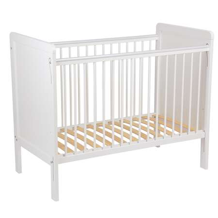 Детская кроватка Polini kids прямоугольная, без маятника (белый)