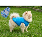 Куртка для собак Sima-Land двухсторонняя голубая
