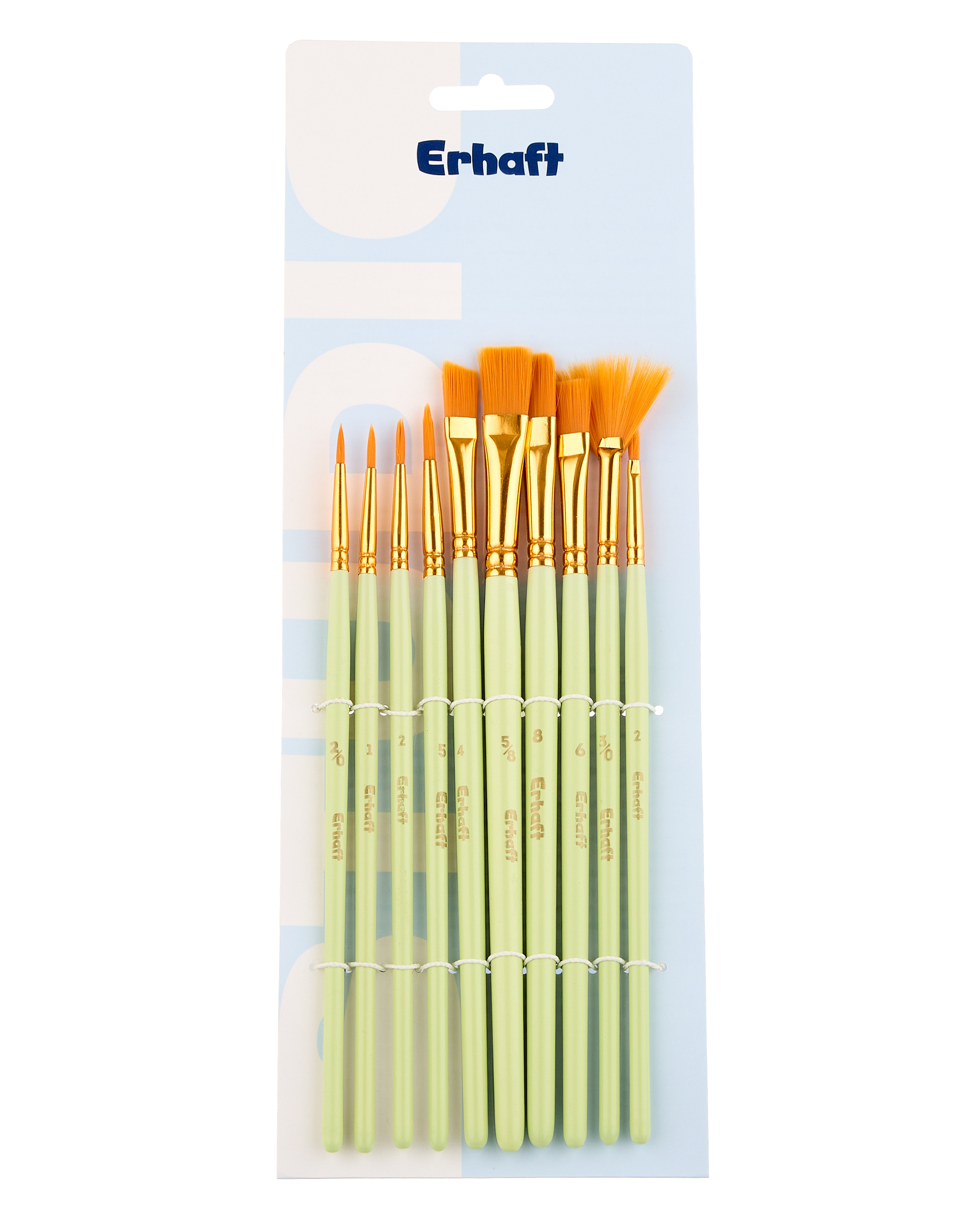 Кисть Erhaft 10 шт. (синтетика) в ассортименте - фото 3