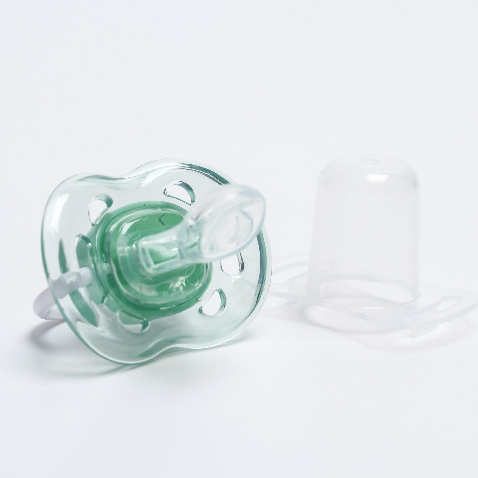 Пустышка Mum and Baby силикон ортодонтическая от 6 мес. 1 шт. - фото 2