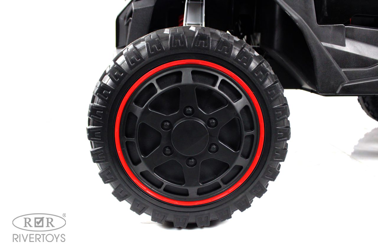 Электромобиль RIVERTOYS Z707ZZ-BLACK-RED С пультом ДУ - фото 19