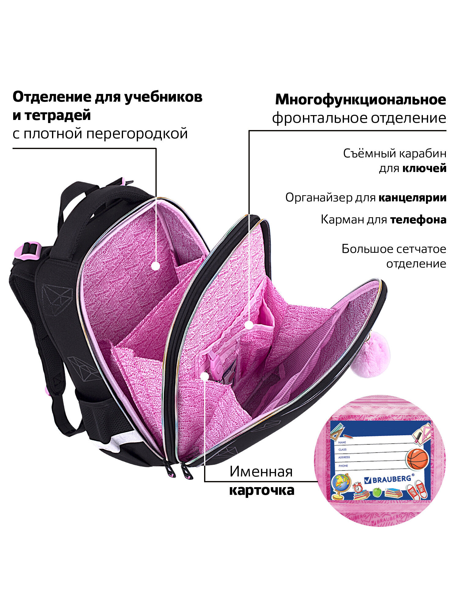 Рюкзак Brauberg - фото 8